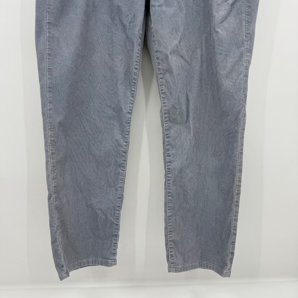 Talbots Pants Women 14W NEW Blue Corduroy Signature Ankle Hippie Boho 90s - Picture 4 of 15